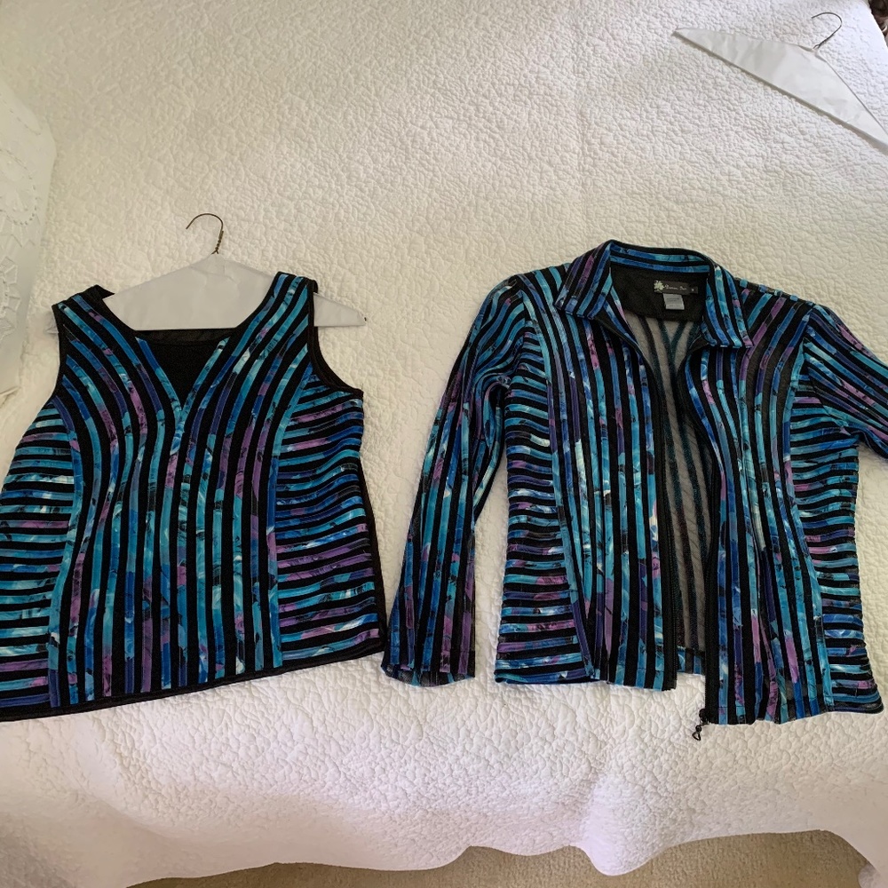 2 Piece Dressy Top and Jacket